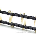 Encabezado de pin de 2.0 mm dual fila recta
